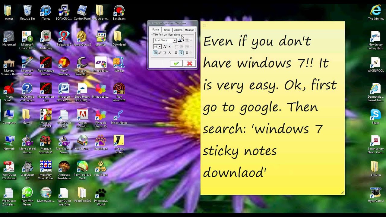 Sticky notes for mac desktop free download windows 7